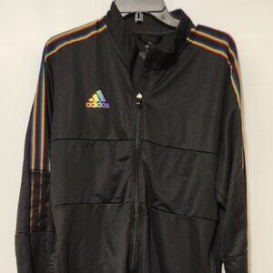adidas Men Tiro 23 League Training Jacket Black/Multi COlor SIZE XLarge